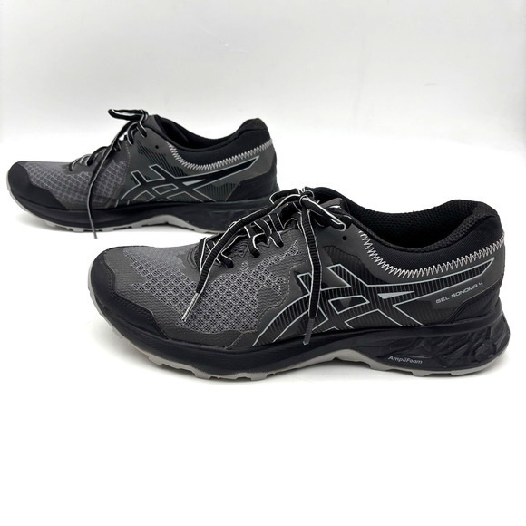 ASICS Gel-Sonoma 4 1011A177 Gray and Black Trail Running Shoes Men's US 8.5 - Picture 6 of 14